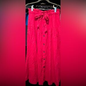 NWT: size S red skirt